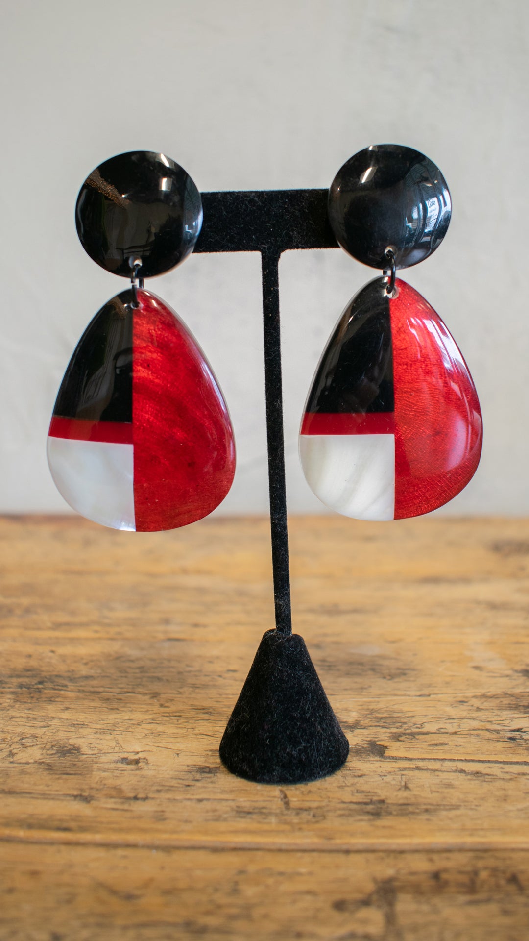 Resin with Coconut Shell Clip Ons