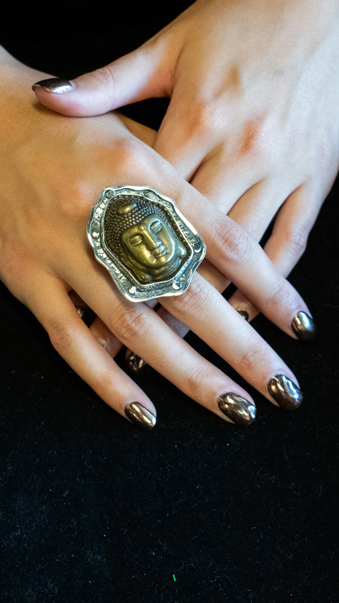 Brass Buddha Head
