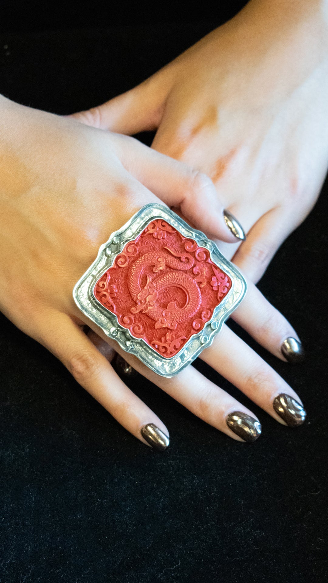 Cinnabar Dragon Ring