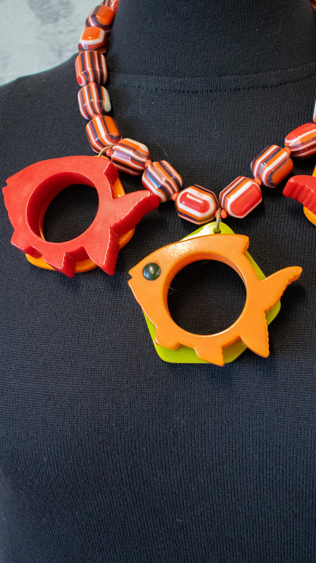 Vintage Napkin Holder Necklace