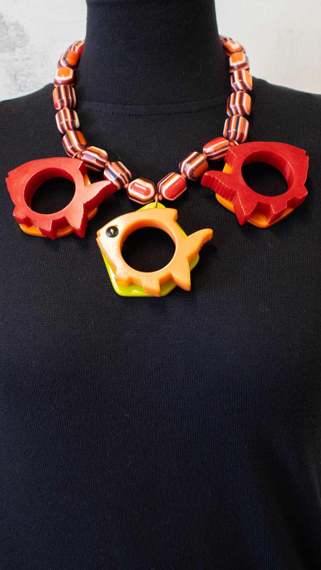 Vintage Napkin Holder Necklace