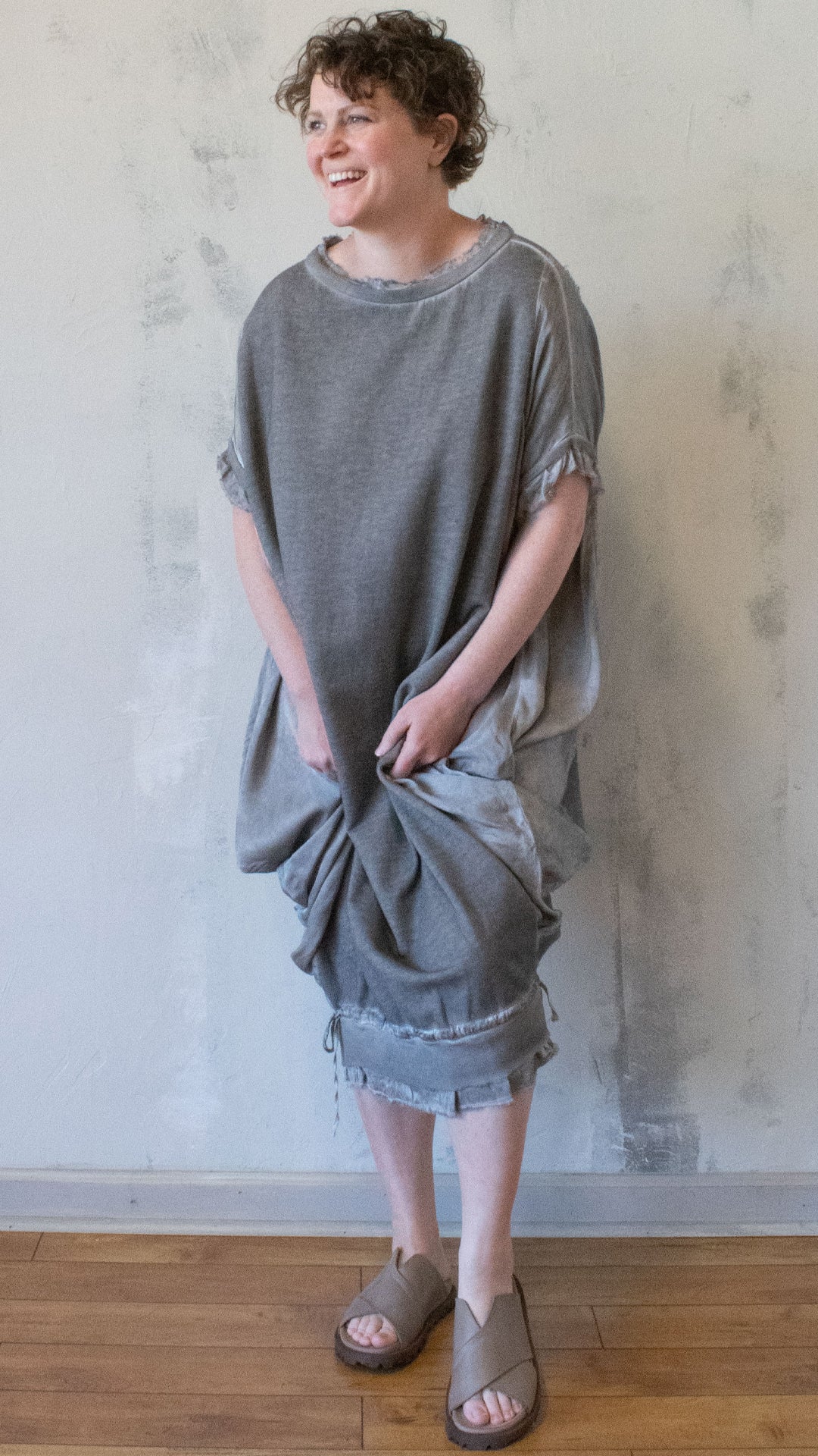 Terry Dress in Shadow