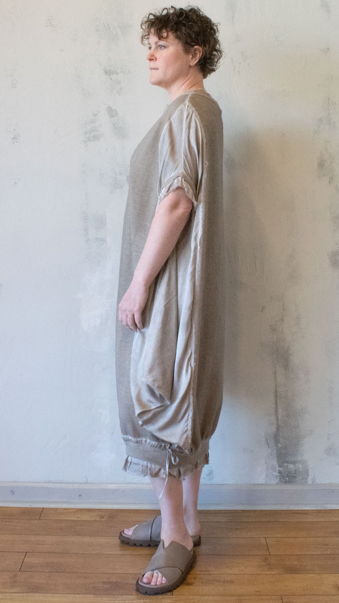 Terry Dress in Cinnamon