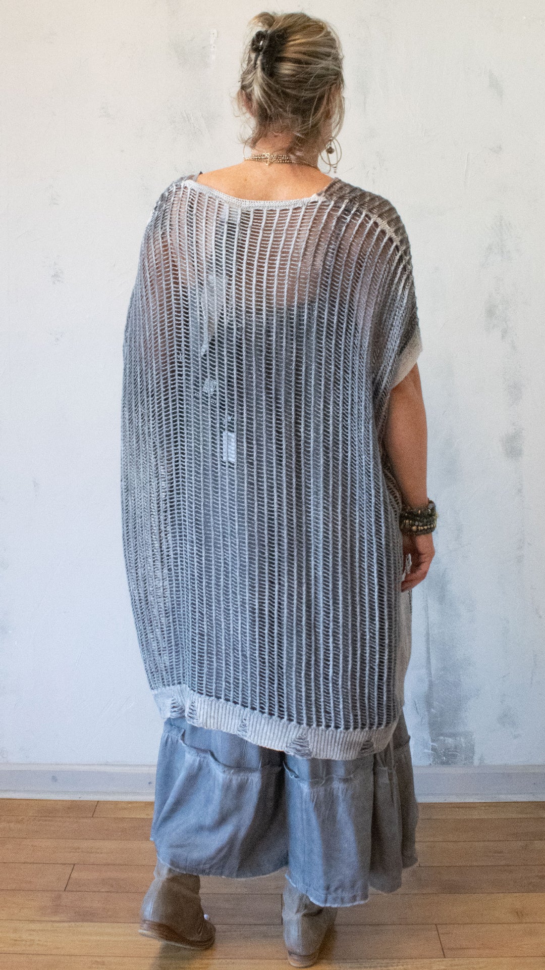 Long Mesh Sweater (Multiple Colors)
