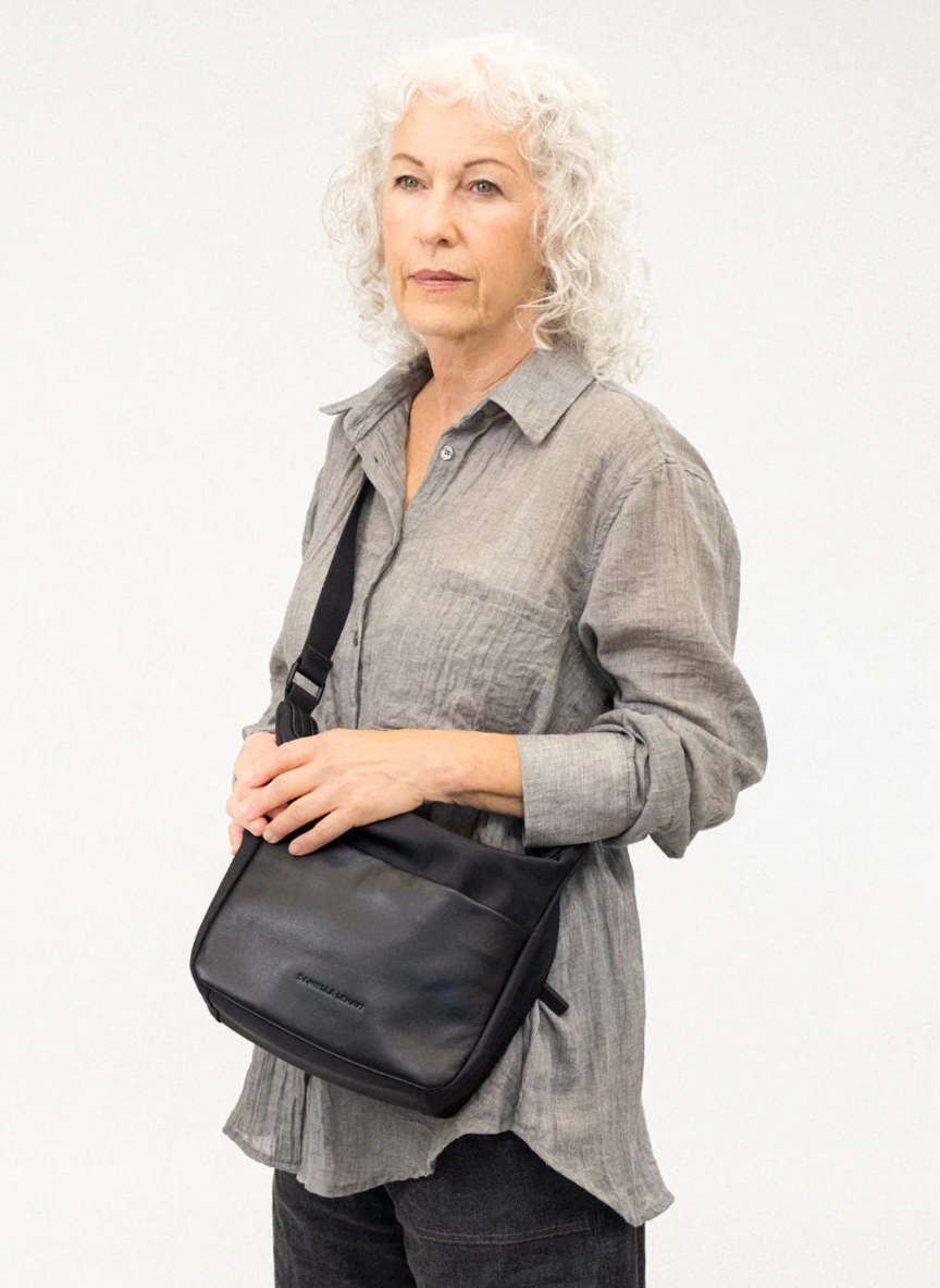 Porto Small Crossbody Bag in Black