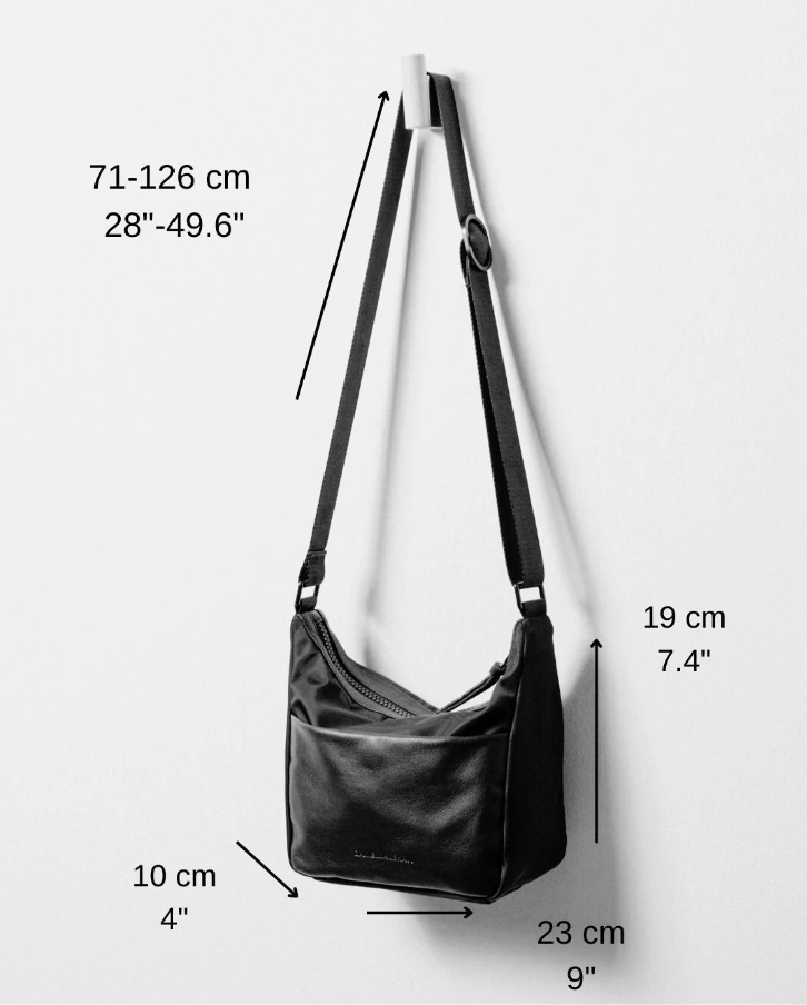 Porto Small Crossbody Bag in Black