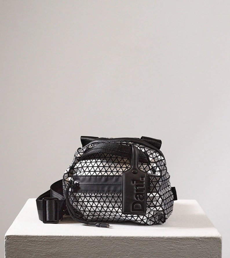 Bonnie Mini Crossbody in Vegan Silver