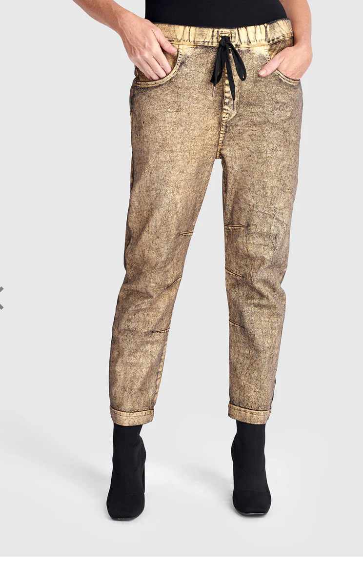 Boyfriend Jogger In Gold