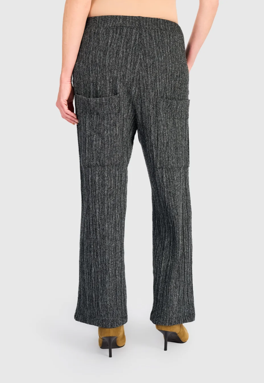 Urban Heather Knit Straight Pant in Graphite