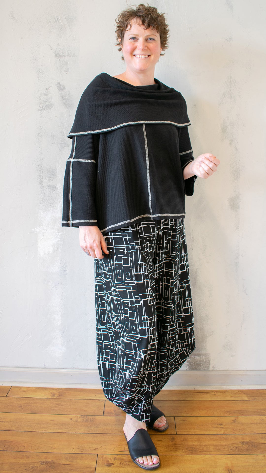 Knit Cowl Pullover
