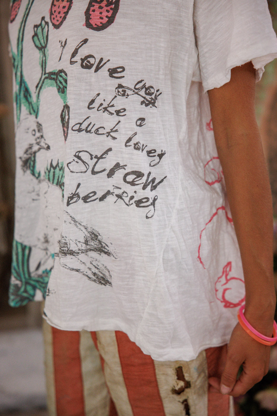 Ducks Love Strawberries T in True