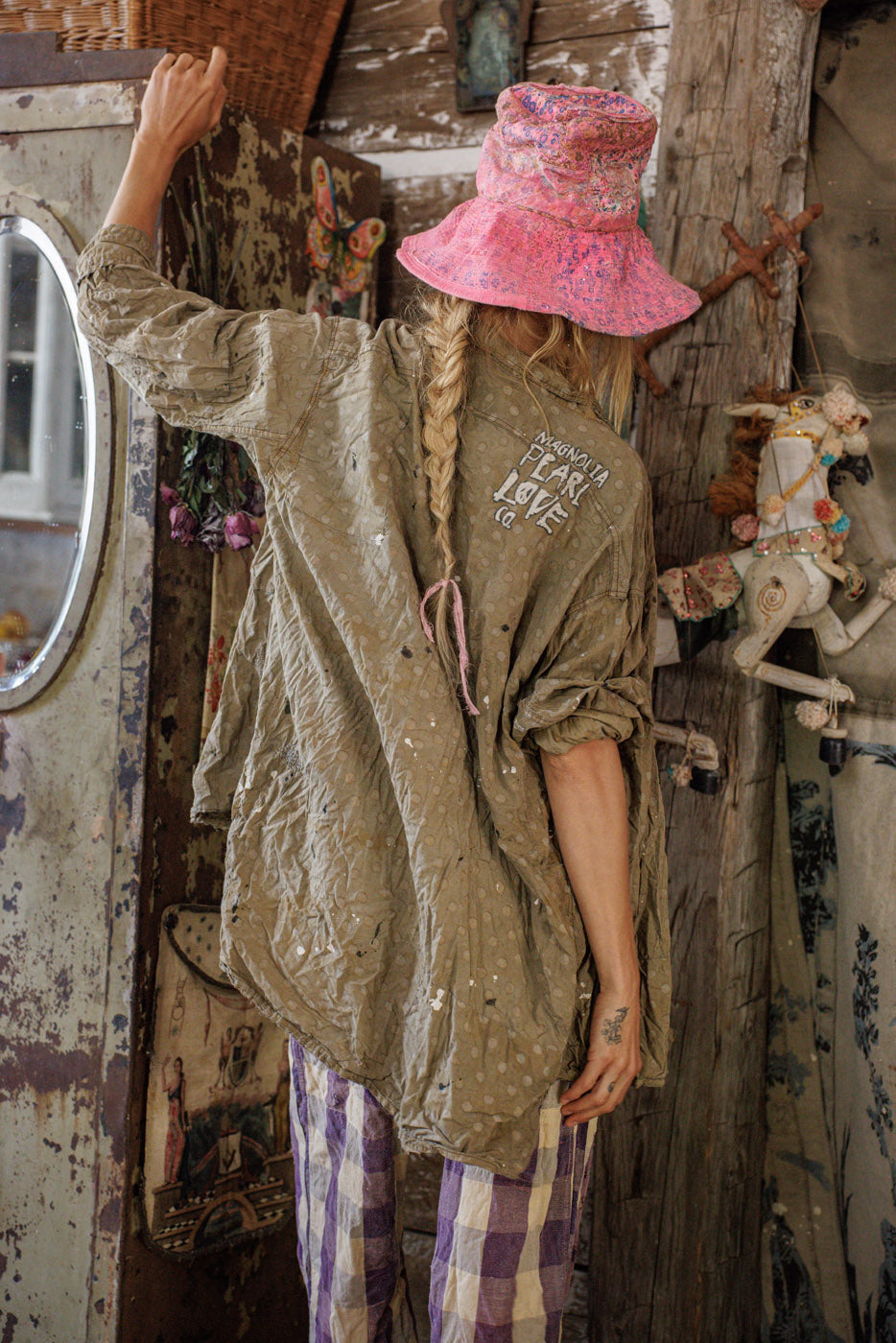 Printed Adison Workshirt in Ember Glow