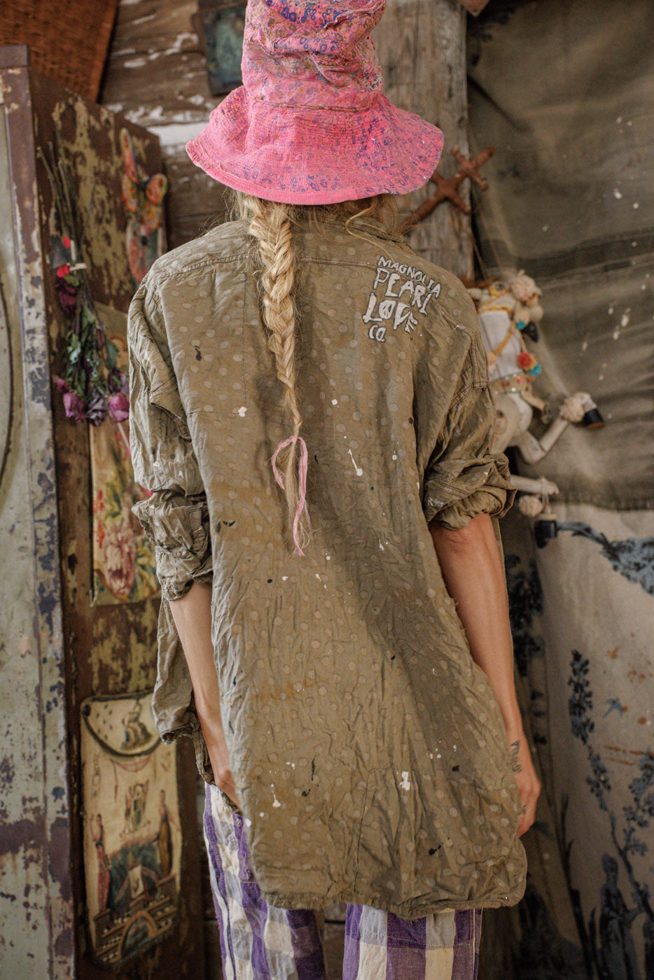 Printed Adison Workshirt in Ember Glow