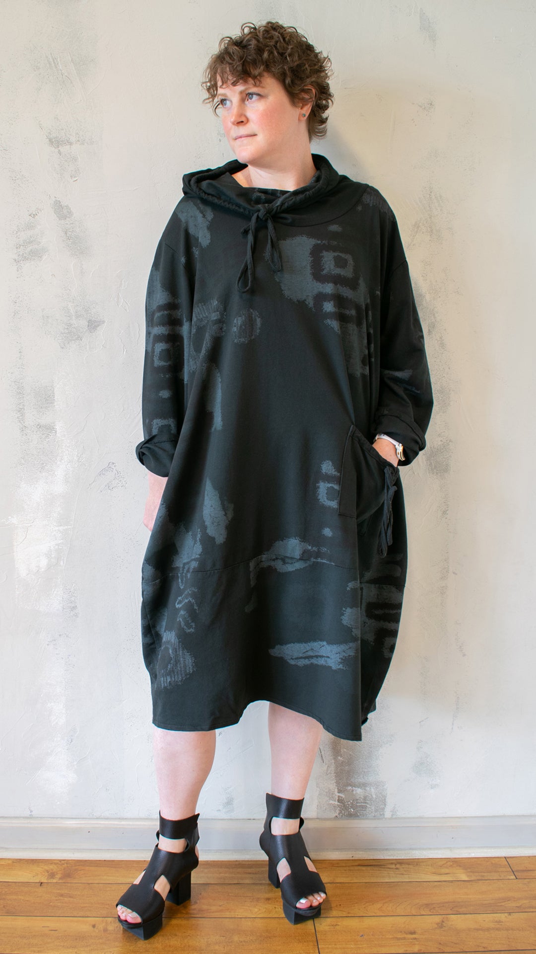 Graphic Shift Dress