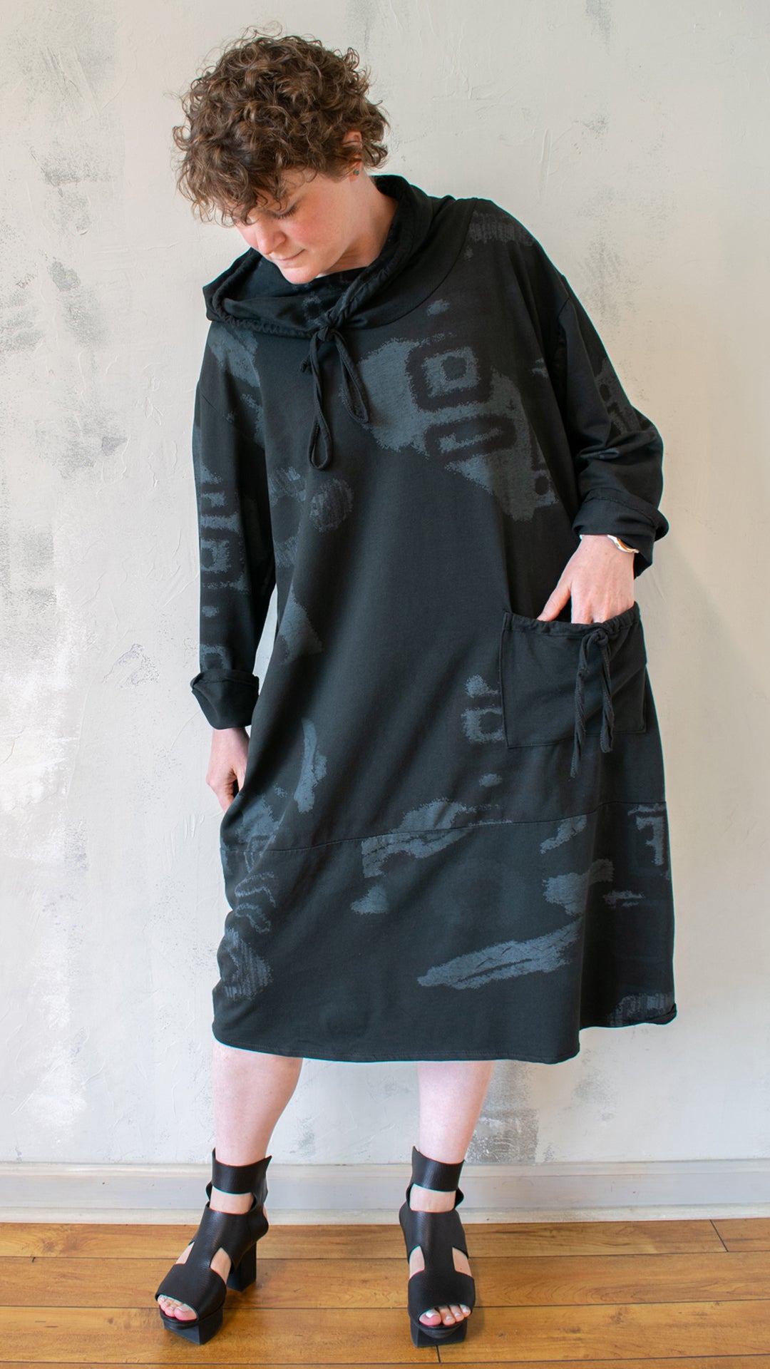 Graphic Shift Dress