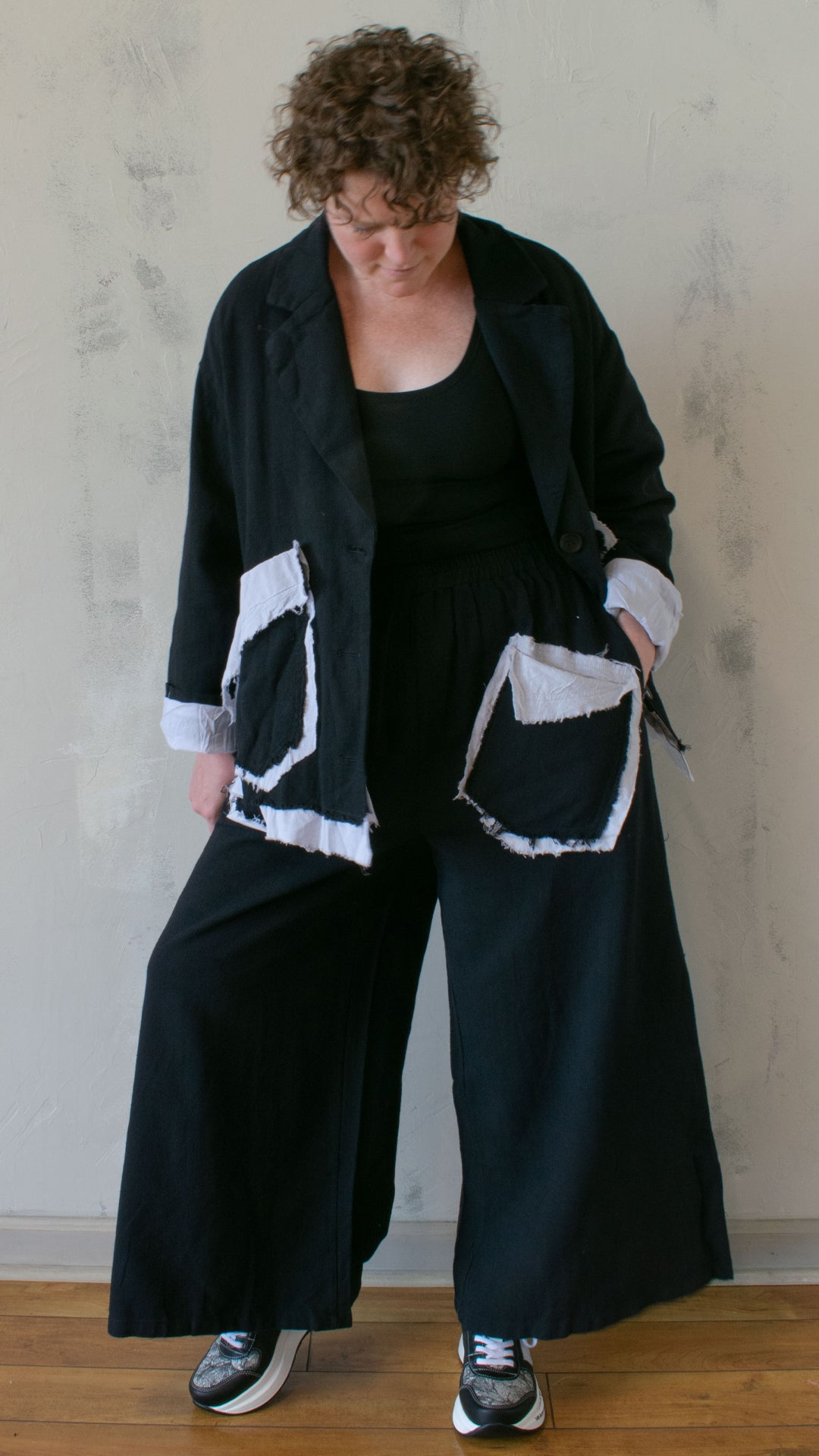 Twill Wide Leg