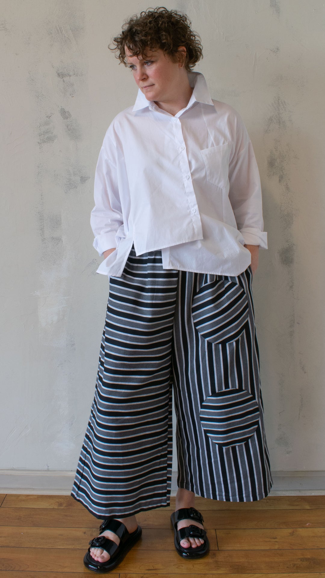 Circles in Stripe Pant