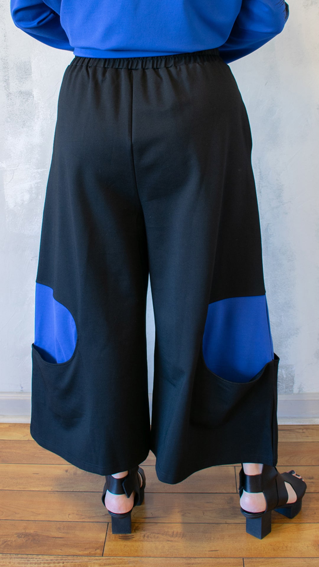 Blue Dot Wide Leg
