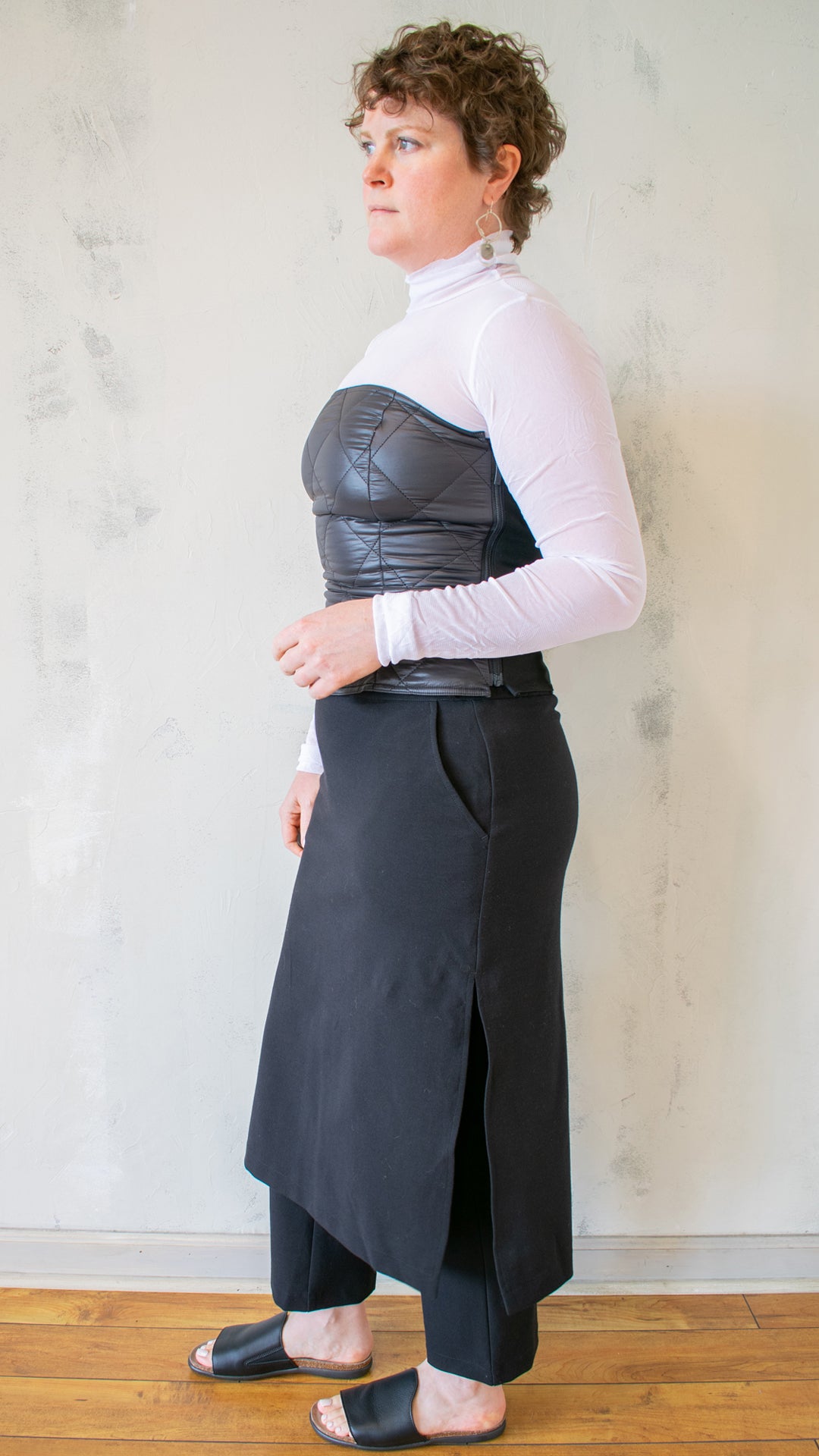 Mesh Turtleneck
