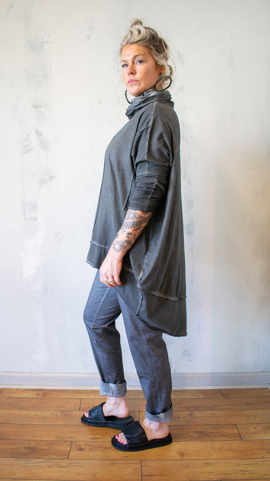 Turtle Neck Tunic (Multiple Colors)