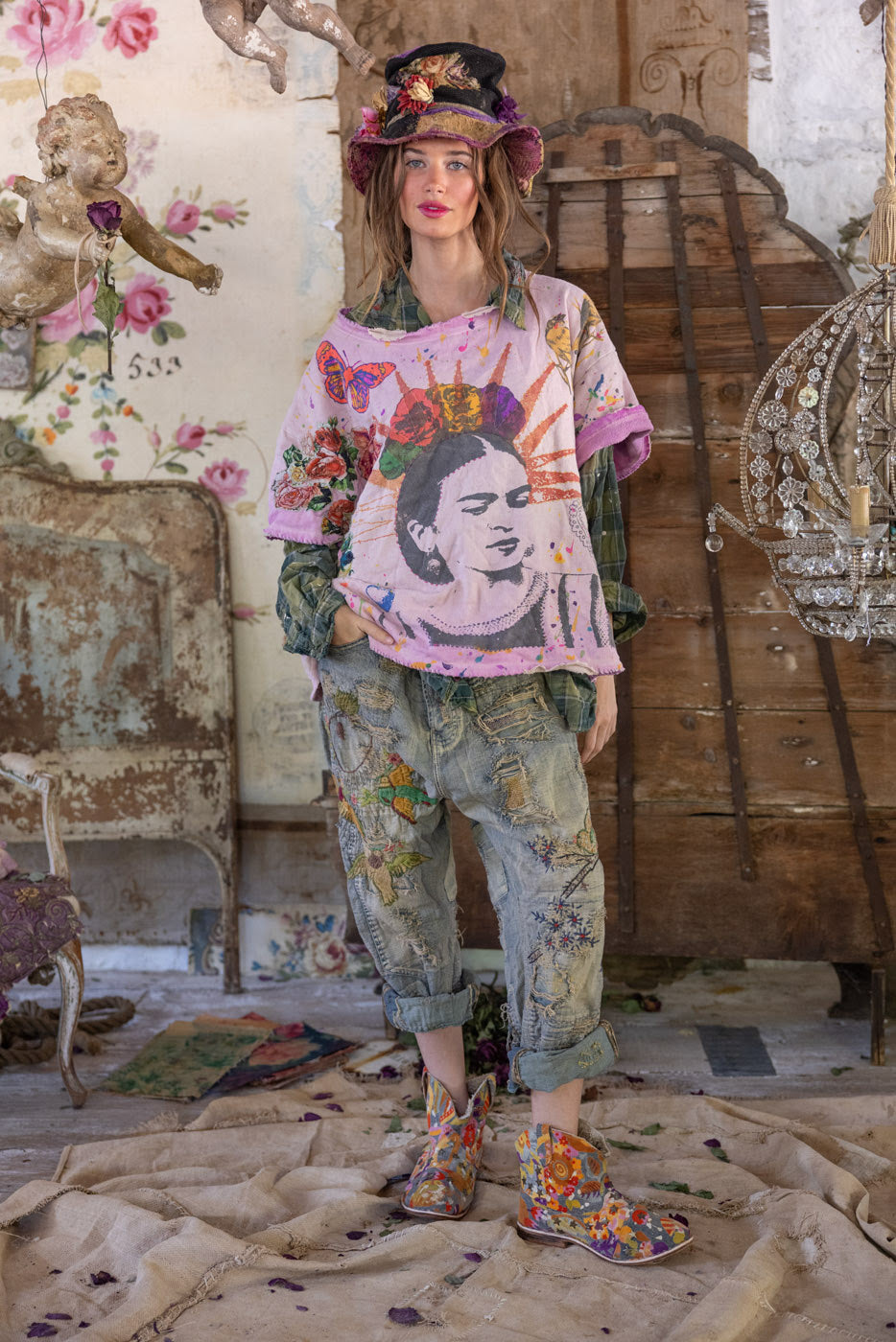 Belle Le Vie Miner Denims in Faded Indigo