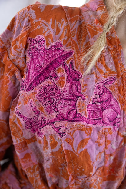 Patchwork Kei Kimono in Marmalade