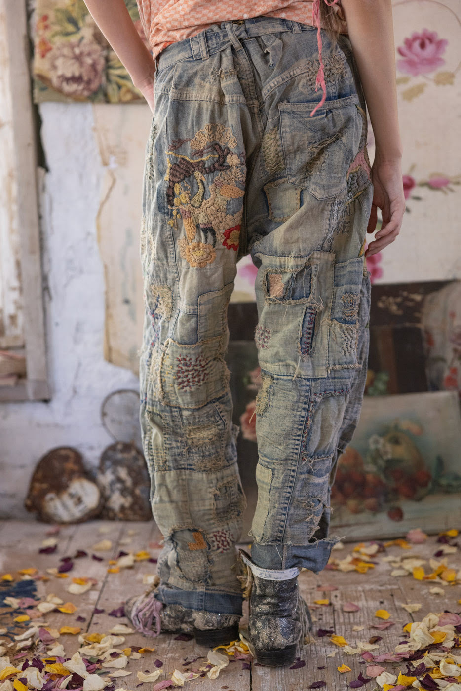 Belle Le Vie Miner Denims in Faded Indigo