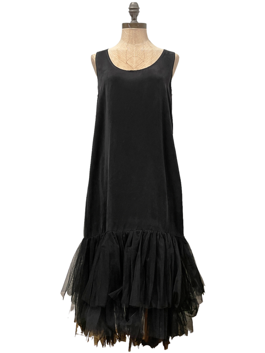 Basic Slip Dress in Black