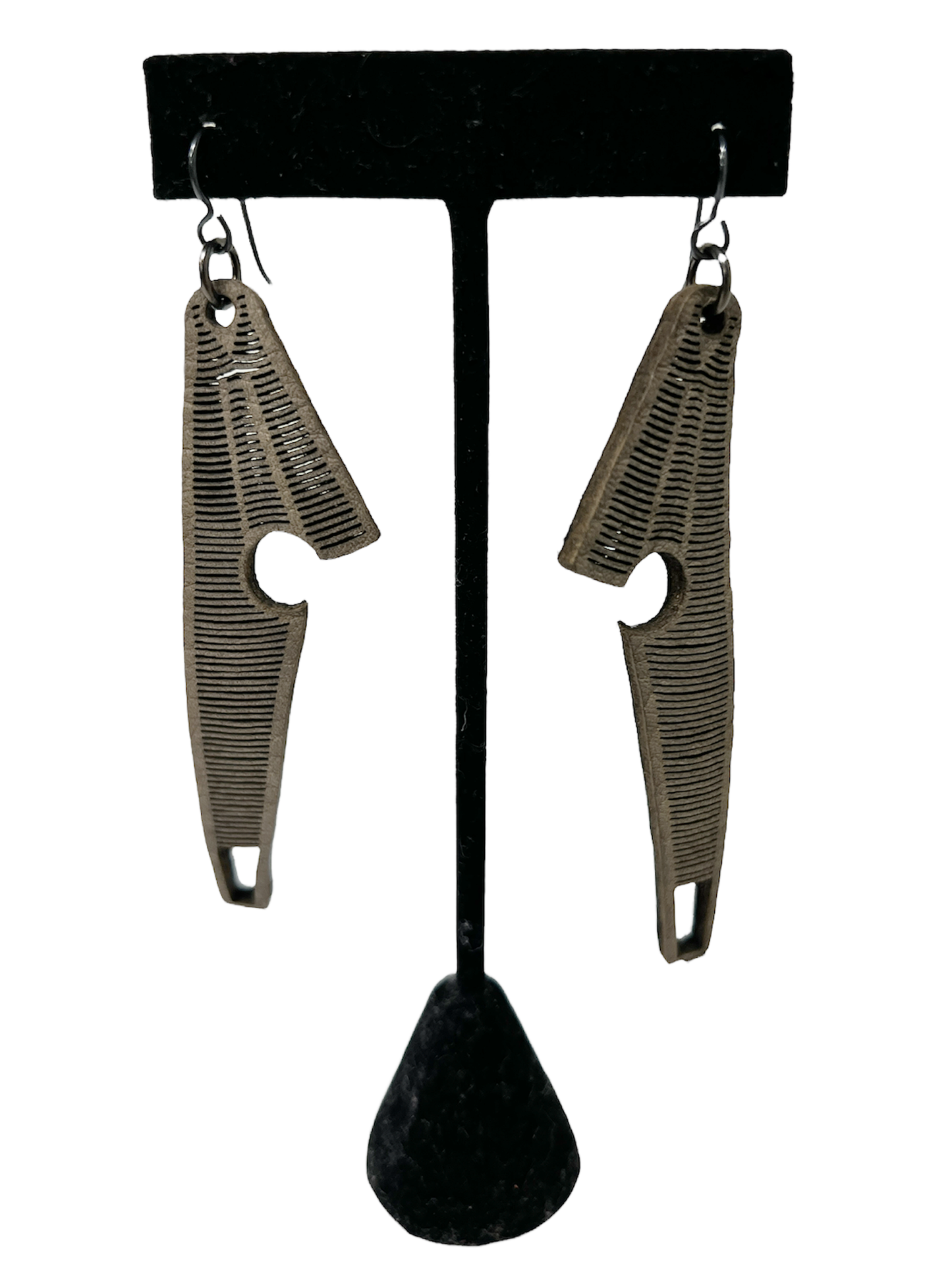 Grey Shield Dangle