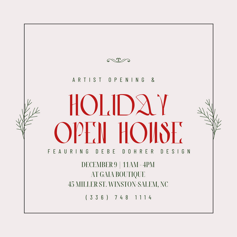 Holiday Open House Saturday December 9th!