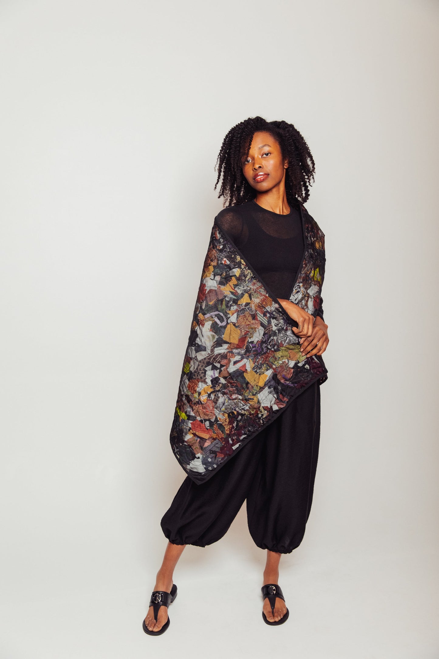 The Confetti Archival Silk Wrap