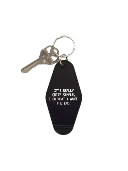 It's Really Quite Simple Keychain