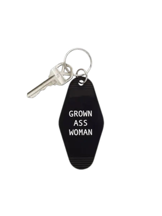 Grown Ass Woman Keychain