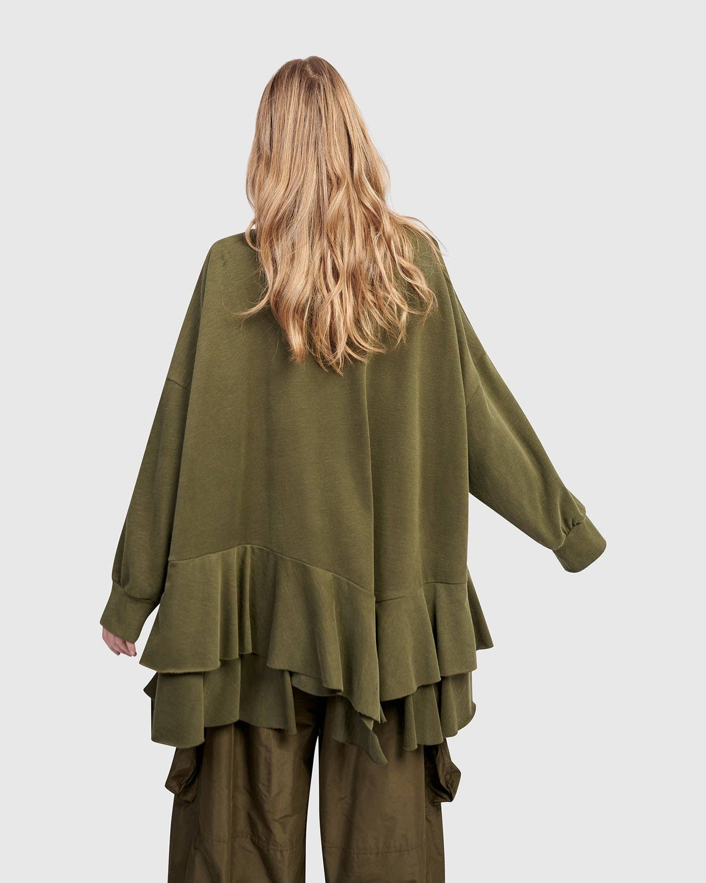 Urban Sahara Oversized Top, Olive