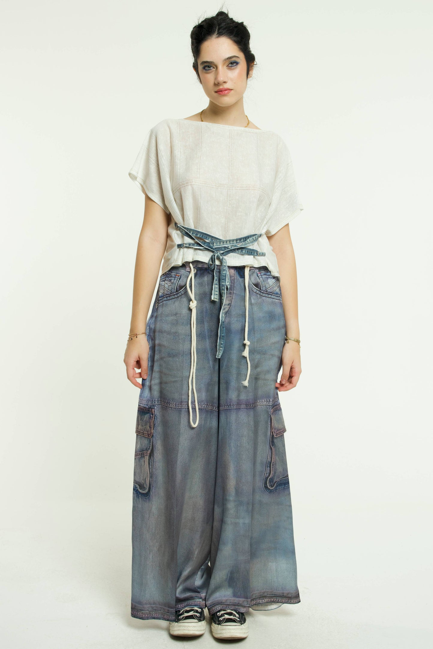 Jeanious Trompe L'Oeil Pant