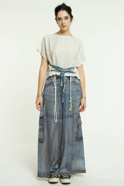 Jeanious Trompe L'Oeil Pant