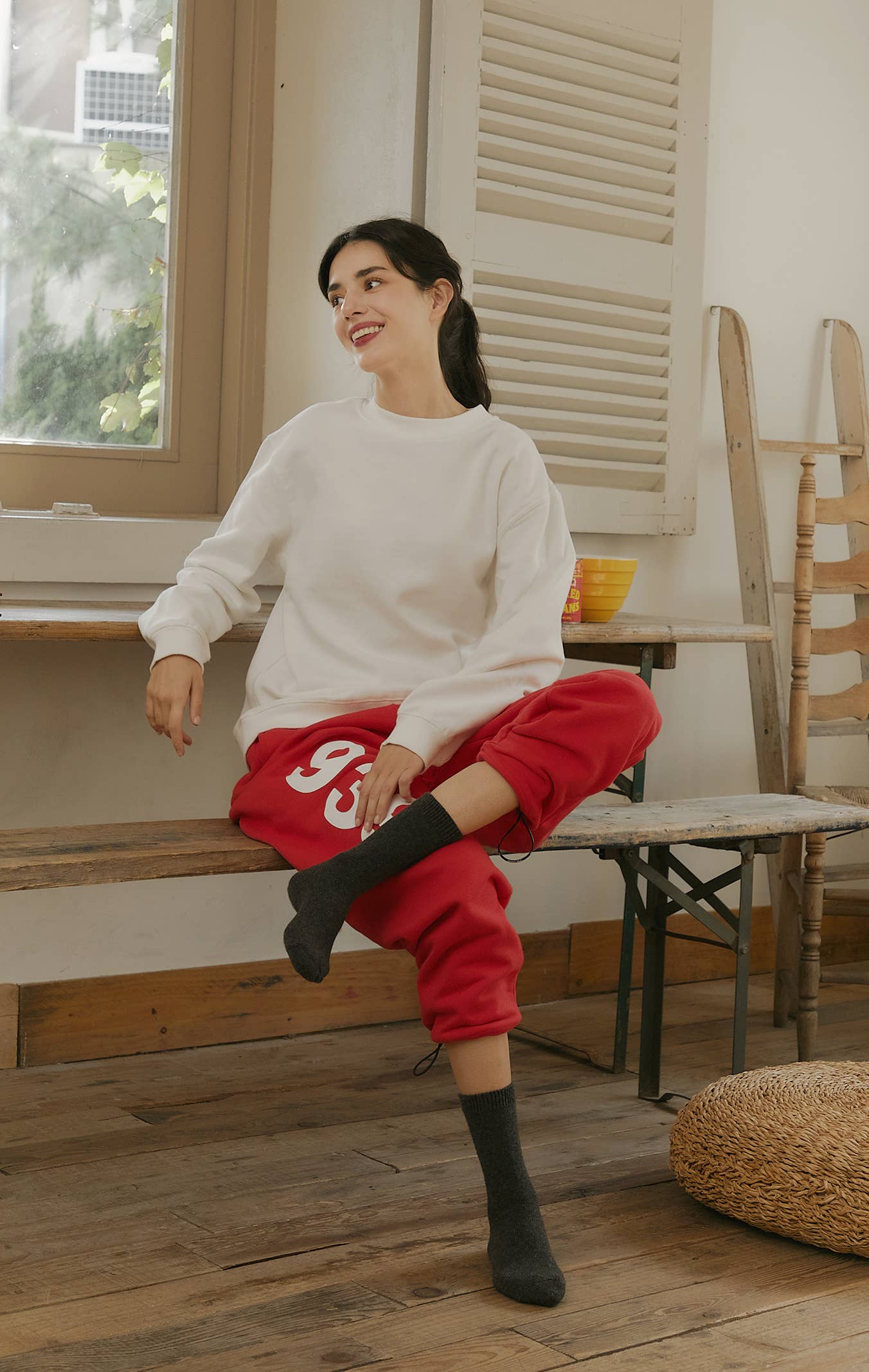 Cashmere Wool Crew Socks