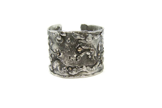 Fused Reticulated Cuff series with stones