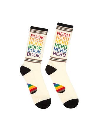 Book Nerd Pride Gym Socks Sm
