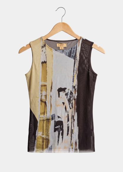 Off the Record - Florence Mesh Tank Top