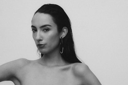 Pearl Twist Leather Earrings