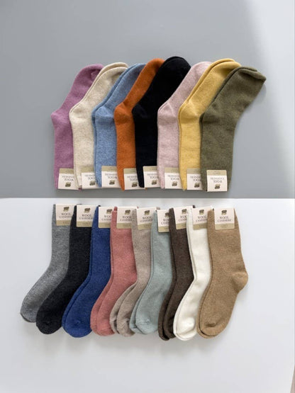 Cashmere Wool Crew Socks