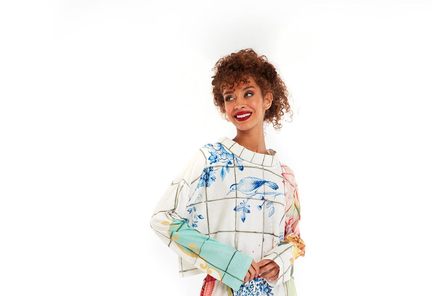 Blouse T Mini - Ocean Washed Tiles