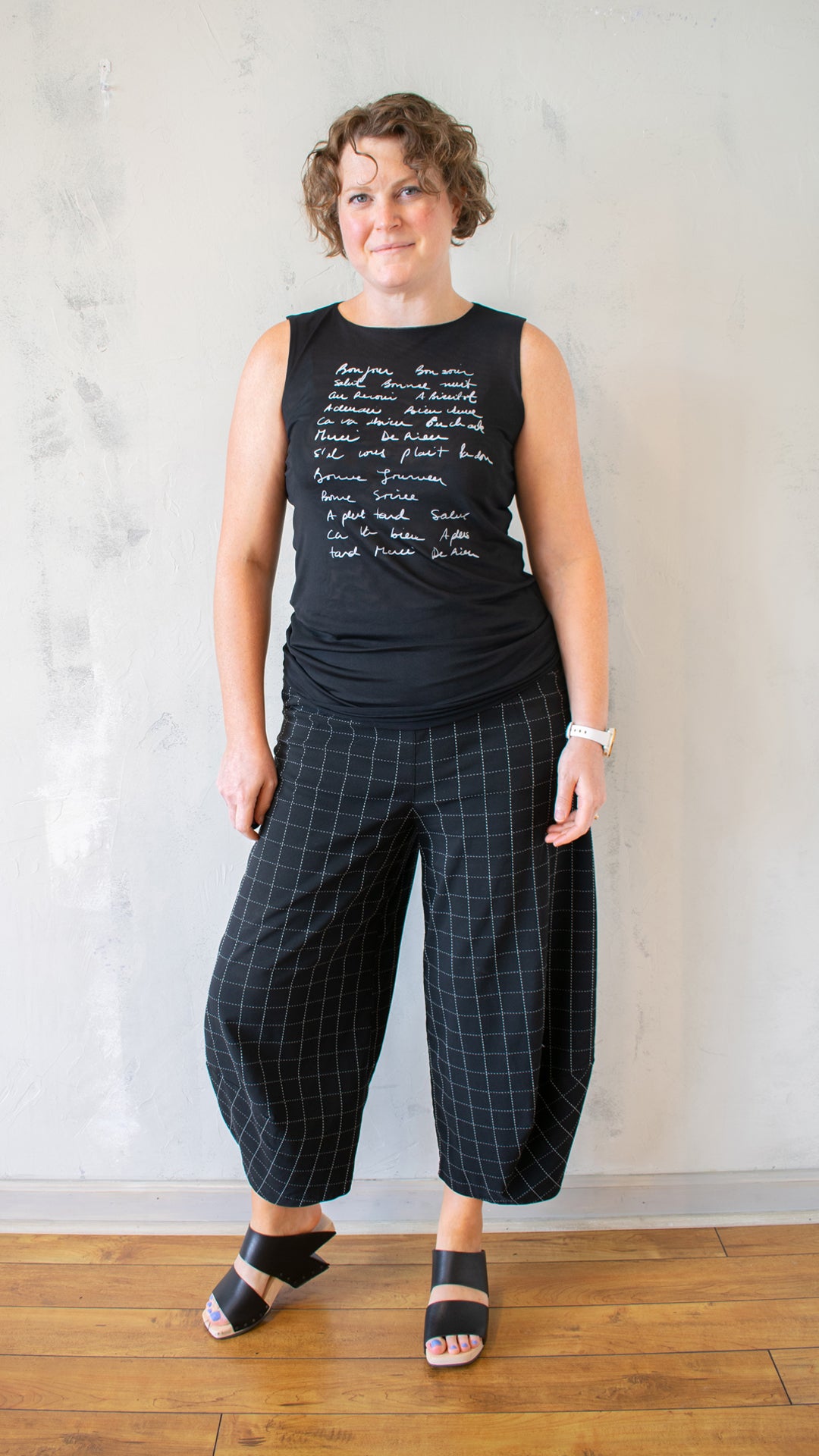 Parlez-Vous Florence Mesh Tank Top