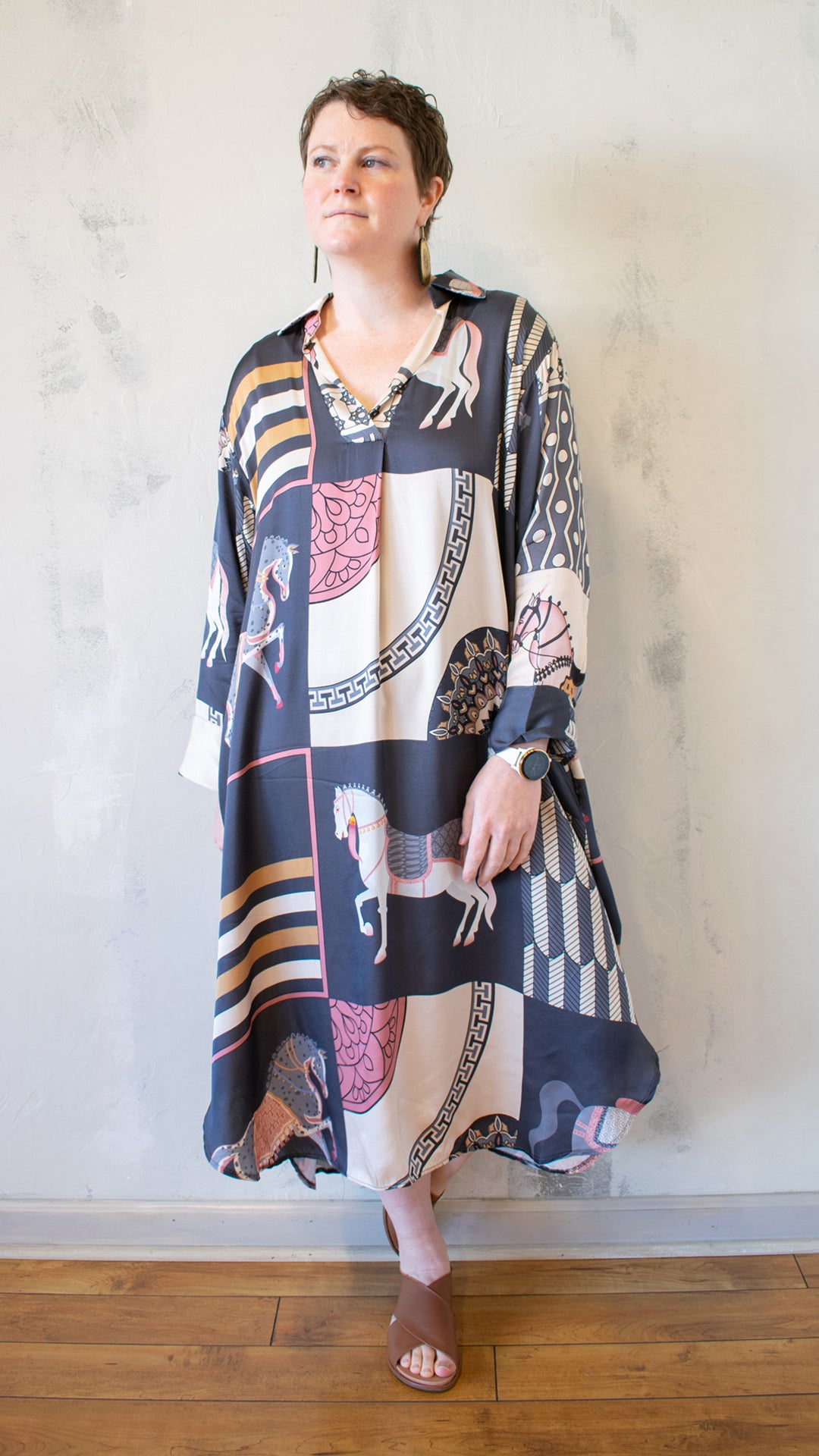 Equestrian Dress (Multiple Colors)