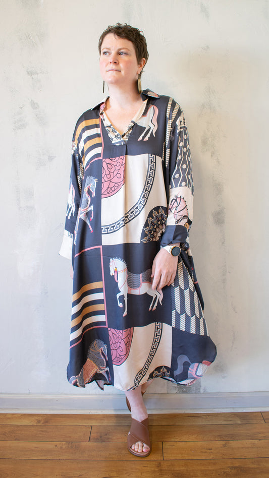 Equestrian Dress (Multiple Colors)