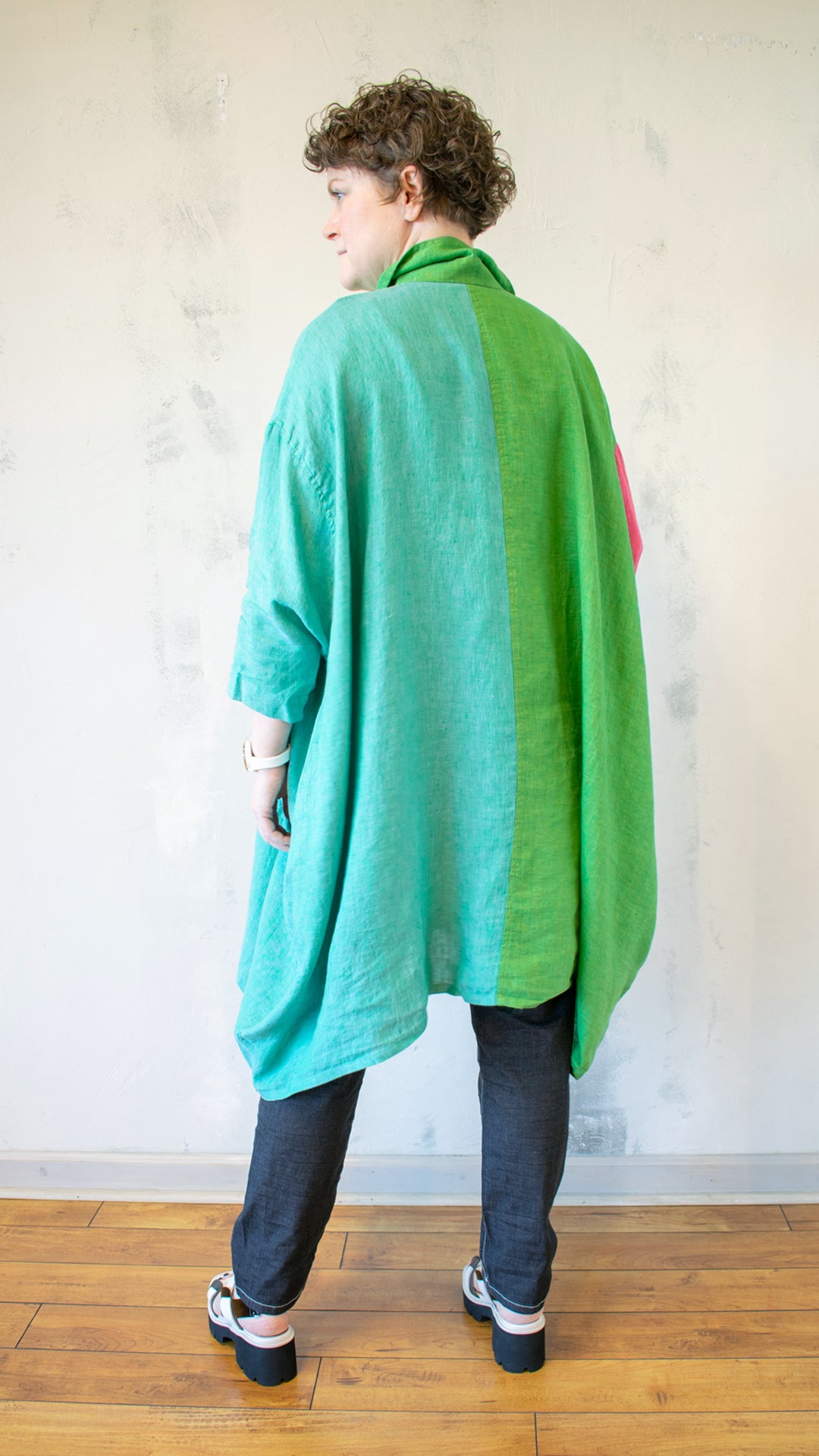 Tropical Color Block Tunic