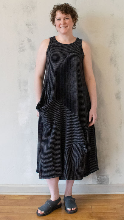 Drip Stripe Dress