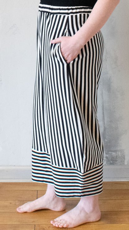 BW Stripe Barrel Pant