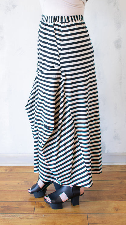 Origami Striped Pant